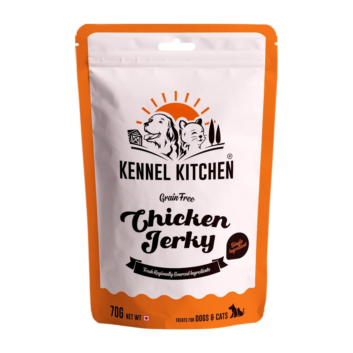 Kennel Kitchen Chicken Jerky For Dogs - 70g each (pack of 3)