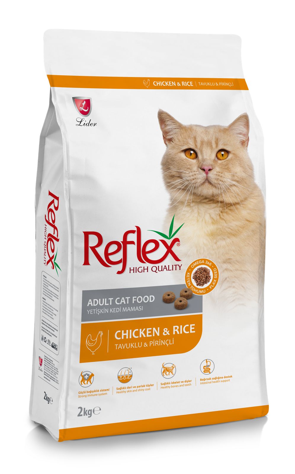 Reflex Adult Chicken & Rice Cat Food 2kg