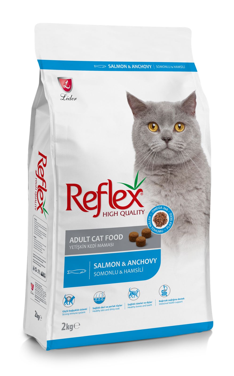 Reflex Adult Salmon & Anchovy Cat Food 2kg