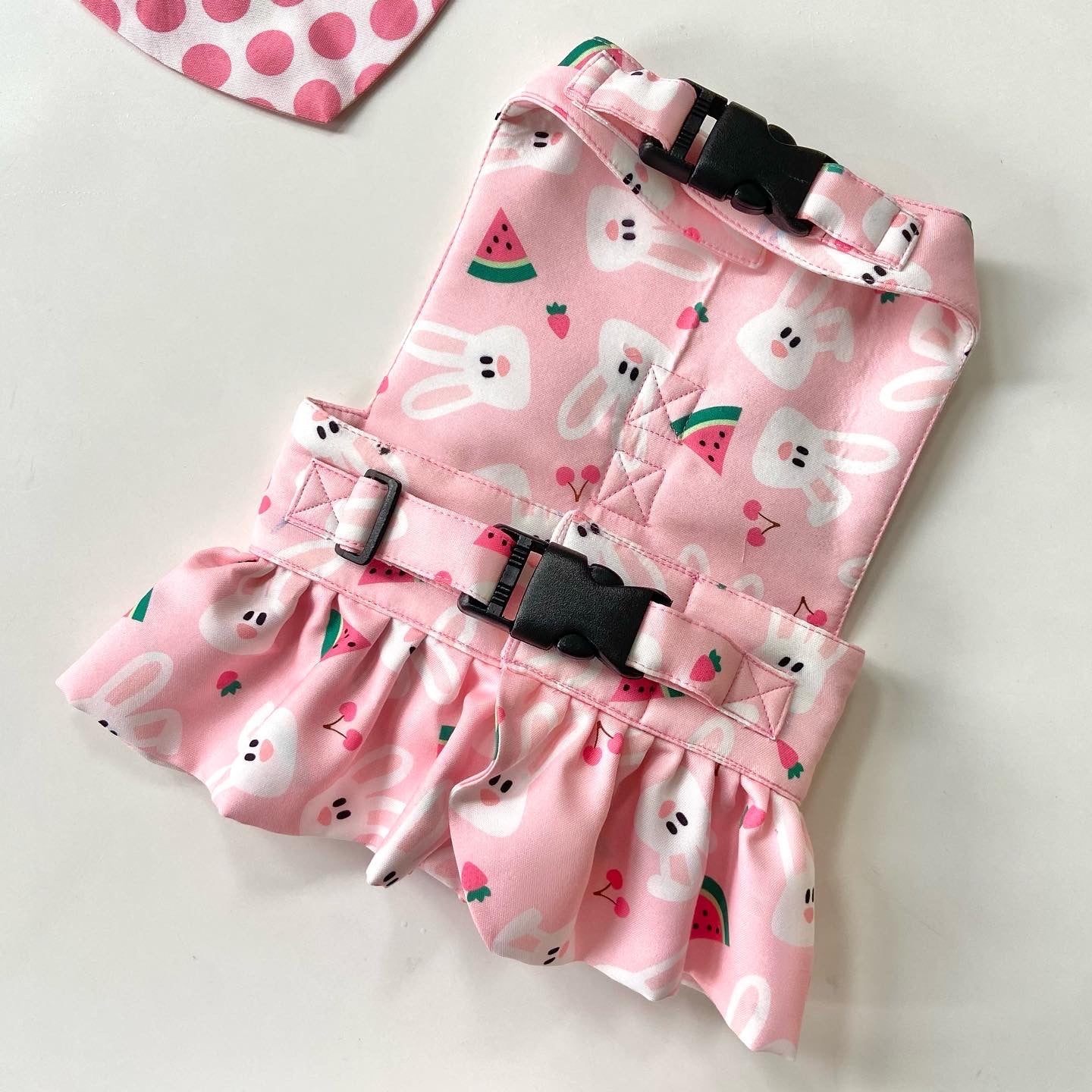 Coochipoo Mellow Melon Bunny Harness with Frills for Dogs