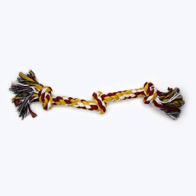 Hush hush hounds Eco Friendly Handmade Cotton 3 Knots Rope Toy for Dogs