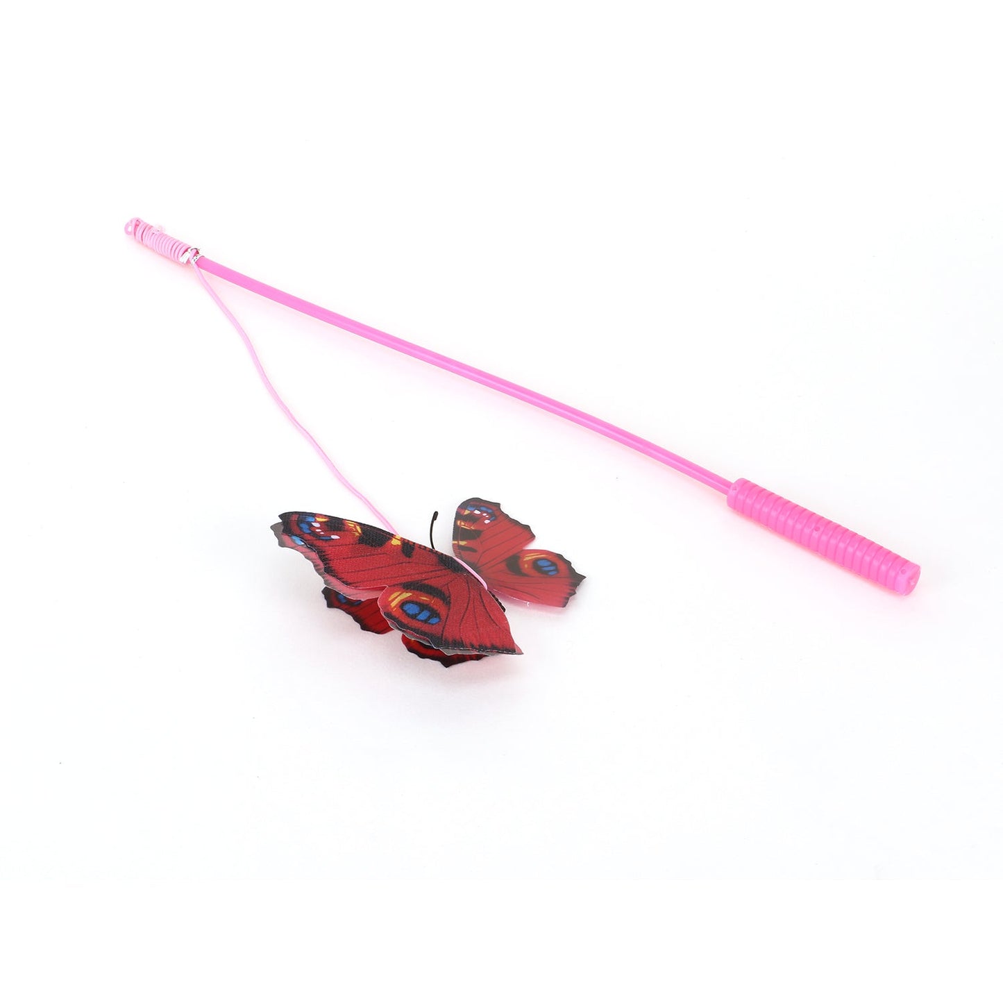 Basil Cat Teaser Stick with Butterfly and Bell