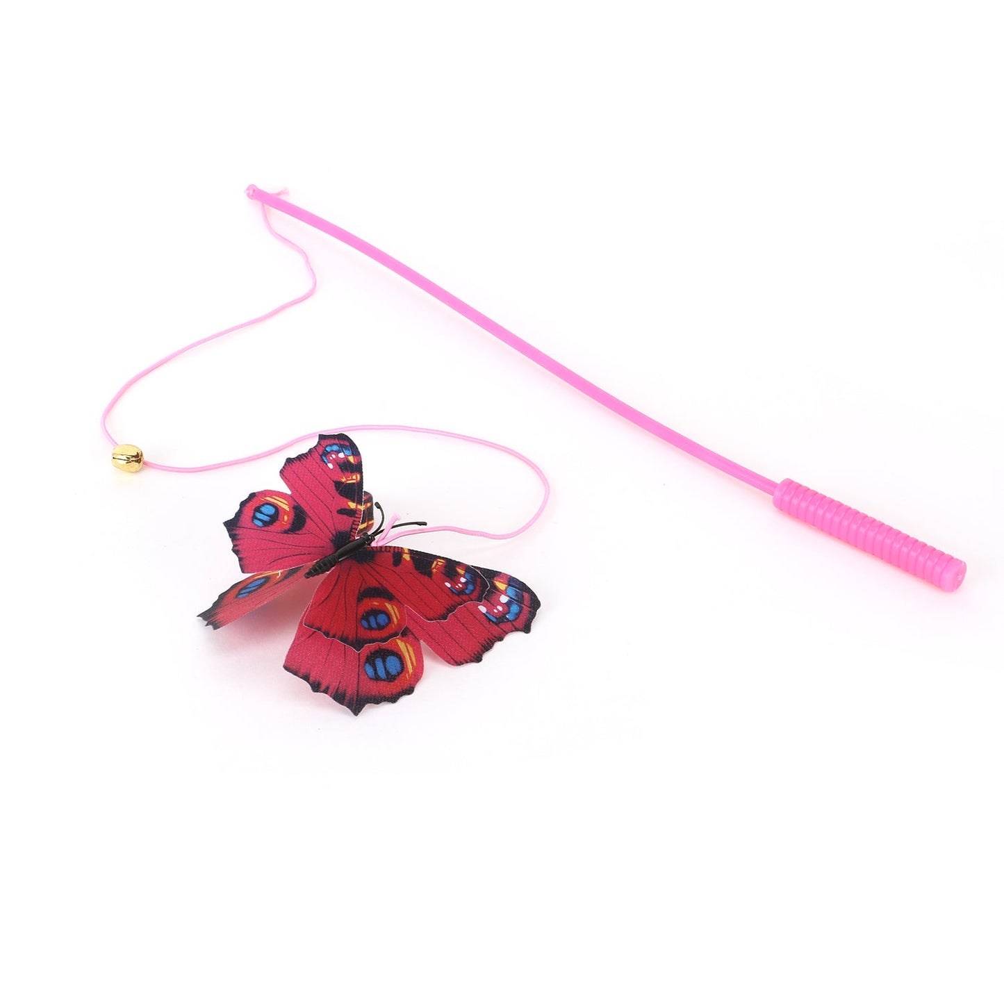 Basil Cat Teaser Stick with Butterfly and Bell
