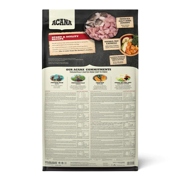 Acana Dry Dog Food - Sport & Agility (11.4kg)