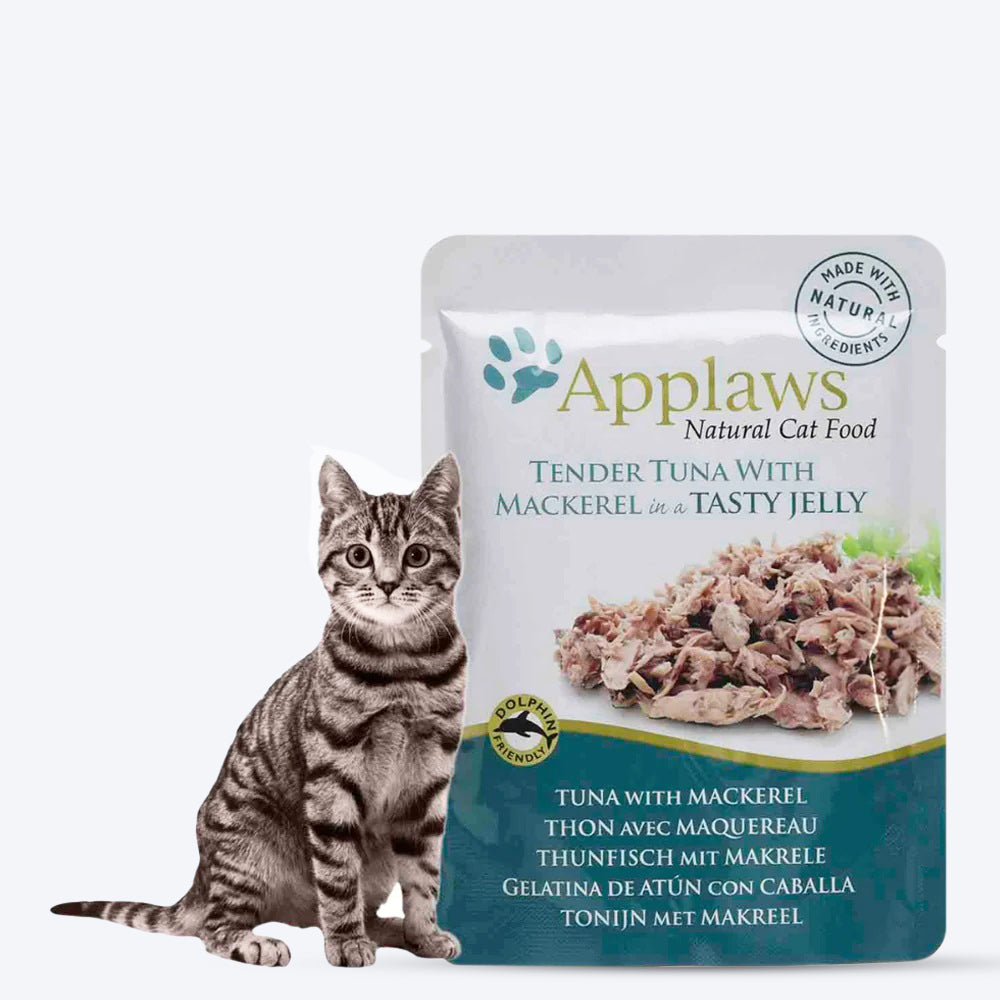 Applaws Natural 55% Tuna with 8.5% Mackerel in Jelly Wet Cat Food - 70 g