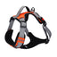 Basil Dog Handle Harness No-Pull Adjustable Vest Harness, Reflective Orange
