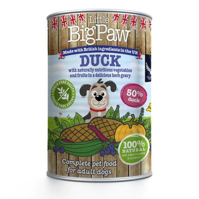 Little BigPaw Wet Dog Food - Duck Blueberries, Courgettes and Pumpkin - 390g