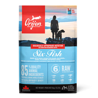 Orijen Dry Dog Food for all Lifestages / Breeds - Six Fish