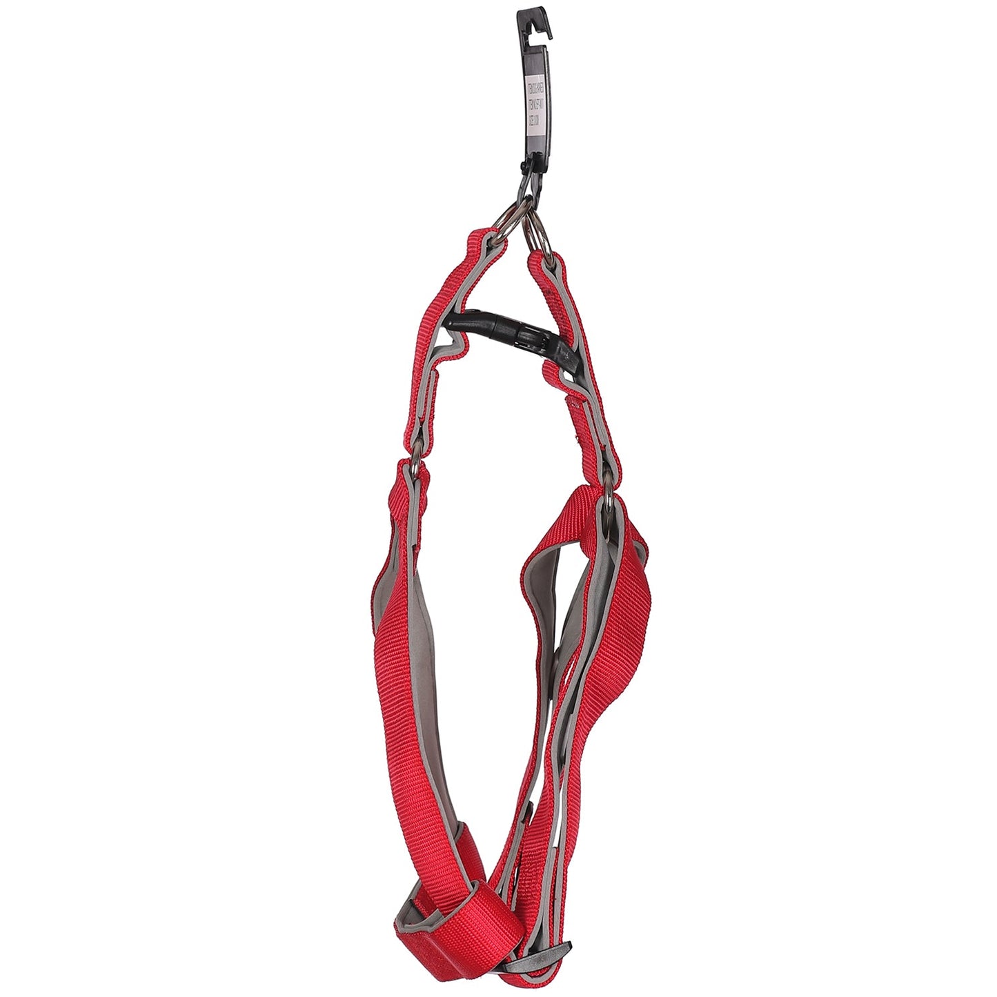 Basil Padded Adjustable Harness for Dogs & Puppies (Red)