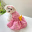 Coochipoo Pink Daisy Dress for Dogs