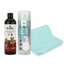 Basil No Tick Preventive Herbal Shampoo with High Absorbent Towel for Dogs & Puppies
