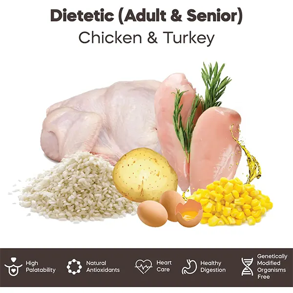 Dibaq Natural Moments Dietetic (Chicken & Turkey)–3 kg