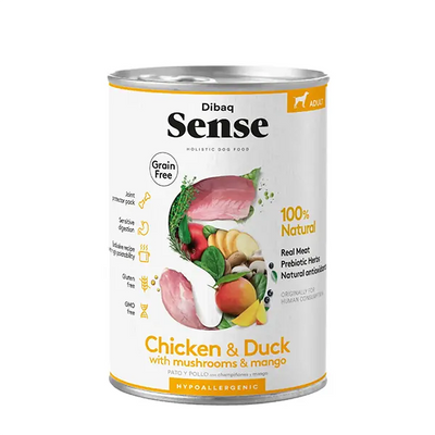 Dibaq Sense Grain Free Chicken and Duck (Wet Food) – 380 gm