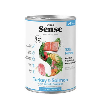 Dibaq Sense Grain Free Turkey and Salmon (Wet Food) – 380 gm